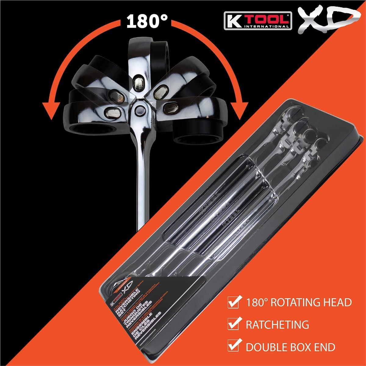Juego de 5 Llaves de Caja Inversa K Tool International XDDBM10