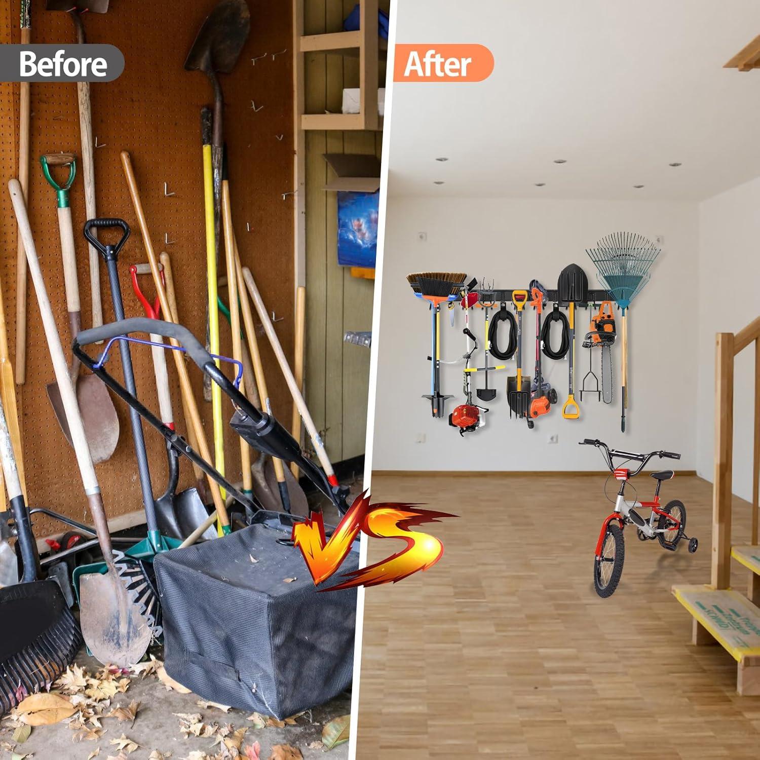 Organizador de Herramientas de Garaje Gatsowm 64" Ajustable 20 Piezas