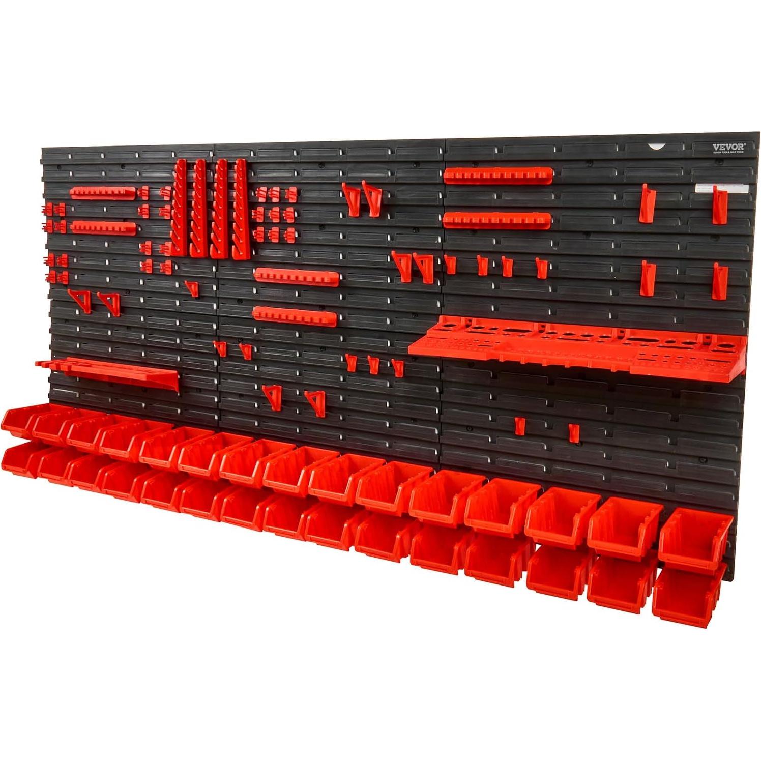 Estantería de Almacenamiento VEVOR 30 Bins Montada en Pared