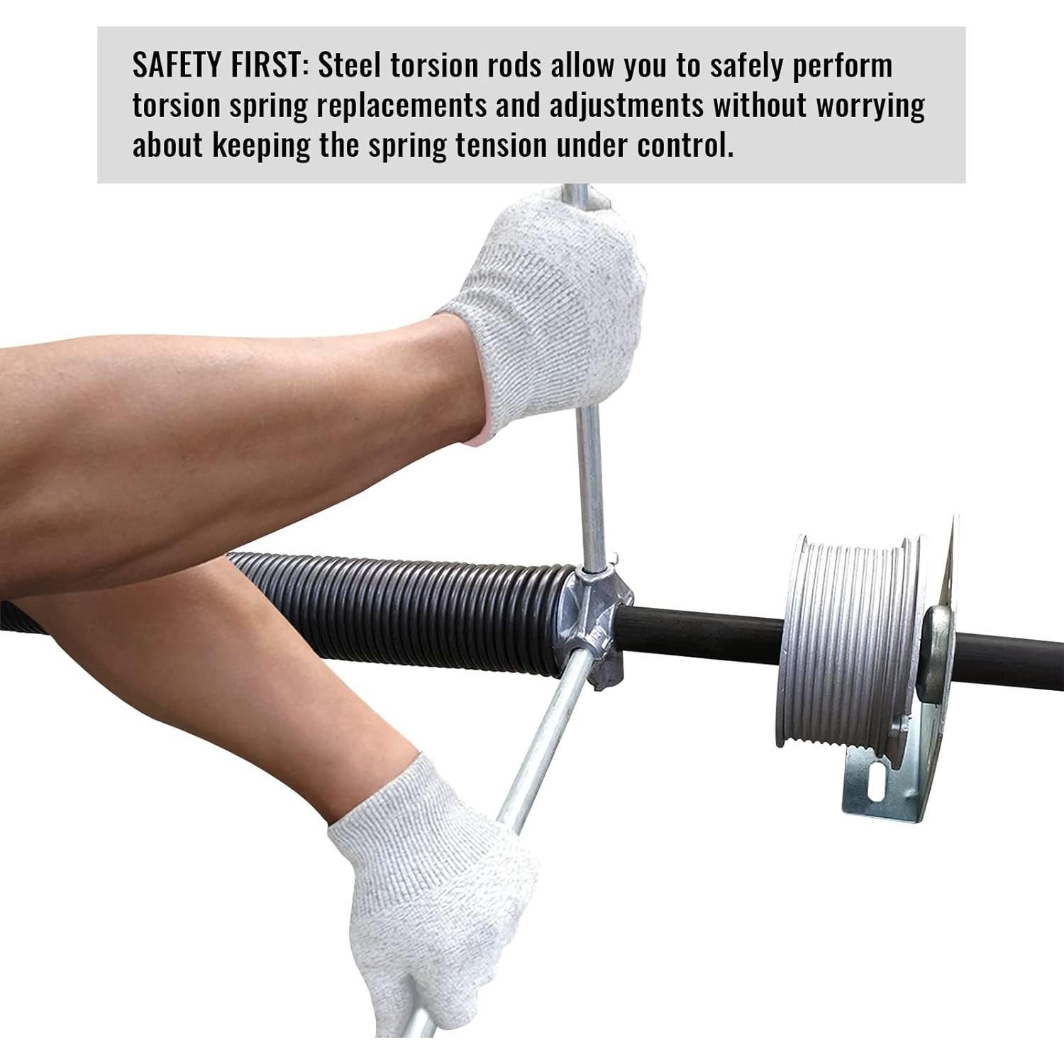 Varillas de Torsión de Acero KaiMinDogz 43.69 cm Antideslizante