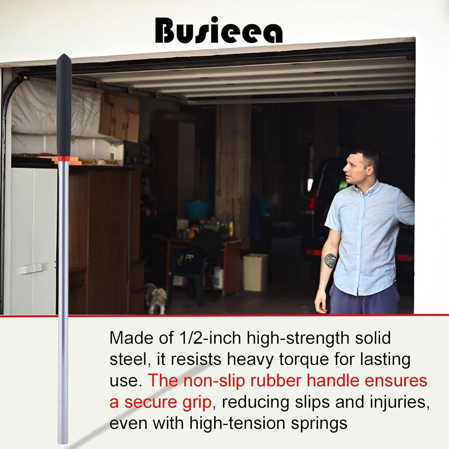 Kit de 4 Varillas de Torsión para Puertas de Garaje Busieea