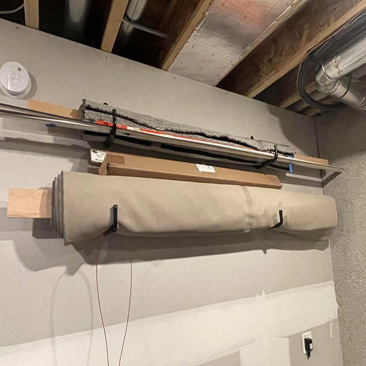 Ganchos de Almacenamiento en Garaje Naikozmo - Paquete de 6, 25cm