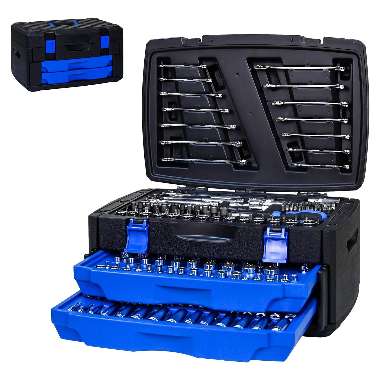 Kit de Herramientas S.Walt 266 Piezas Acero al Carbono