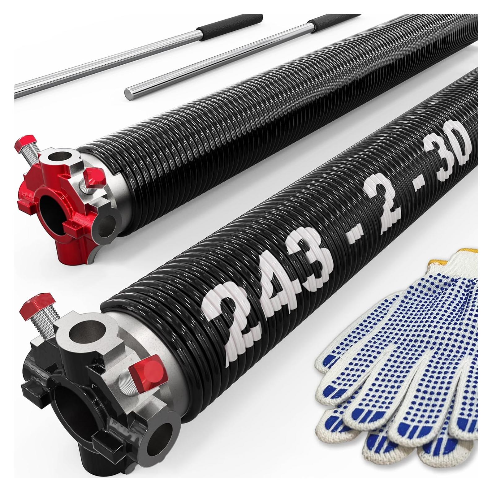 Juego de Resortes de Torsión Blesseras para Puerta de Garaje 76.2 cm