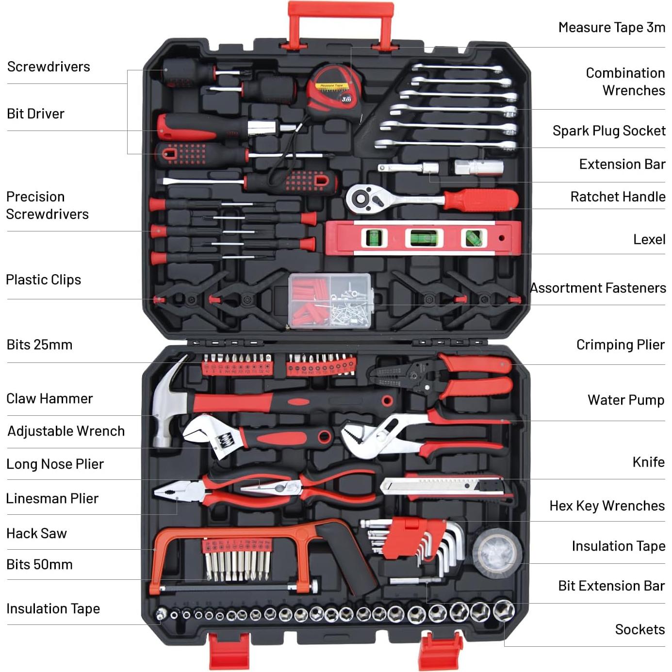 Juego de herramientas HANTINSTINA 237 piezas profesional