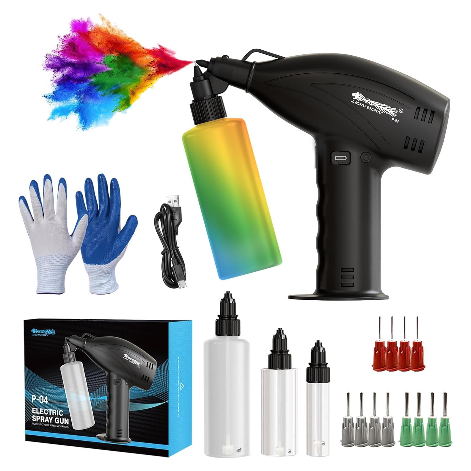 Pistola de Pintura Eléctrica Lionbow 4 Velocidades Portátil