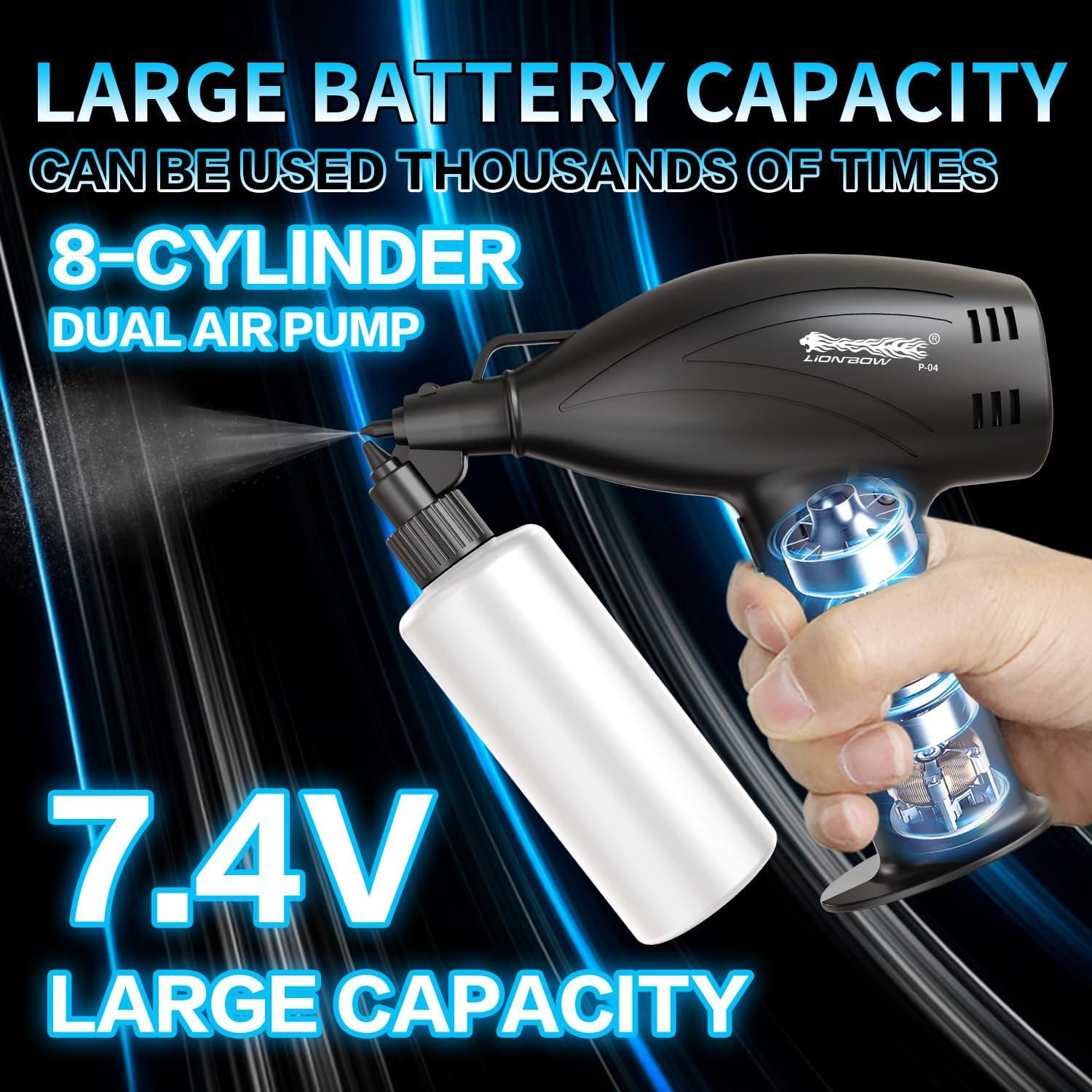 Pistola de Pintura Eléctrica Lionbow 4 Velocidades Portátil