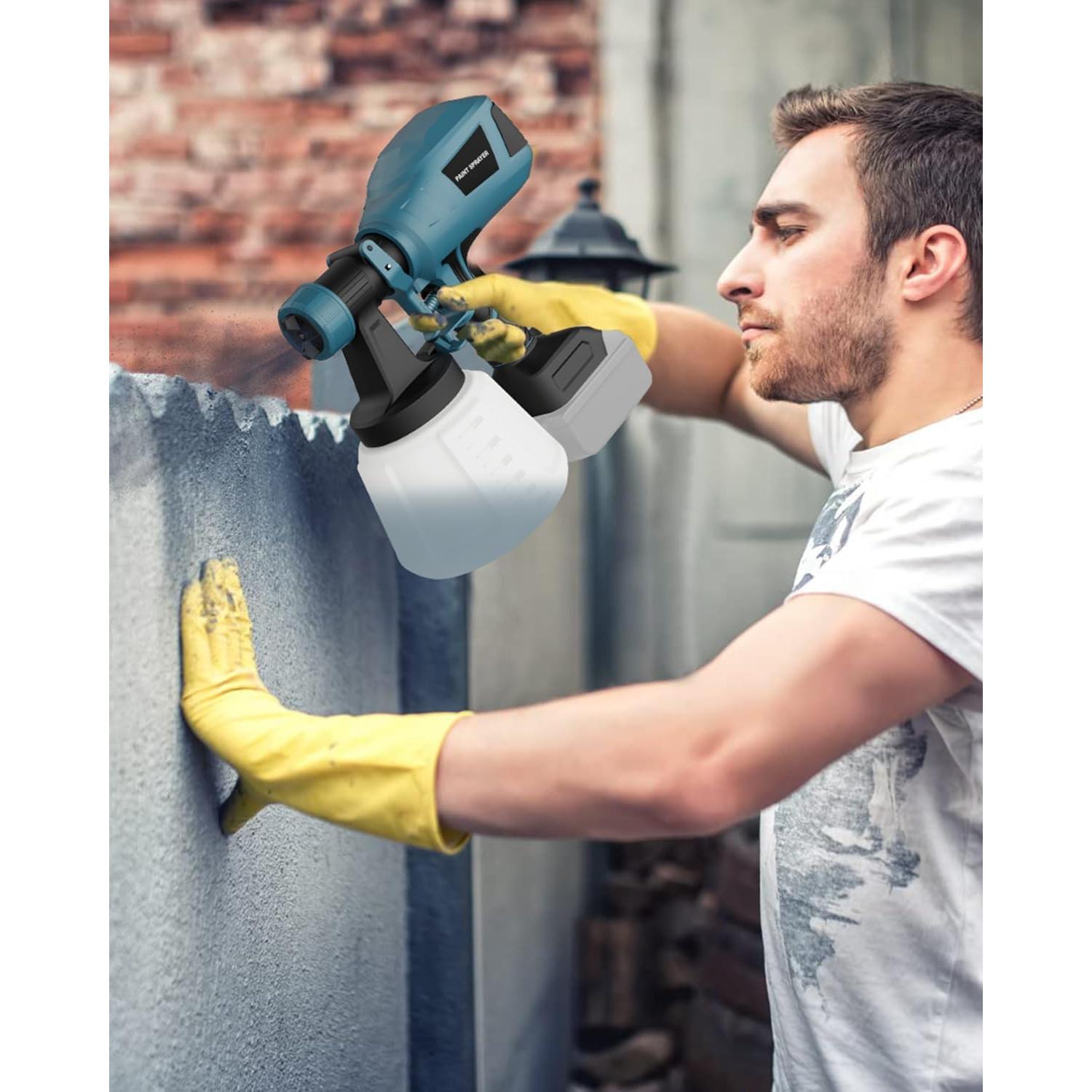 Pulverizador de Pintura Inalámbrico Houselife 1200ml 18V