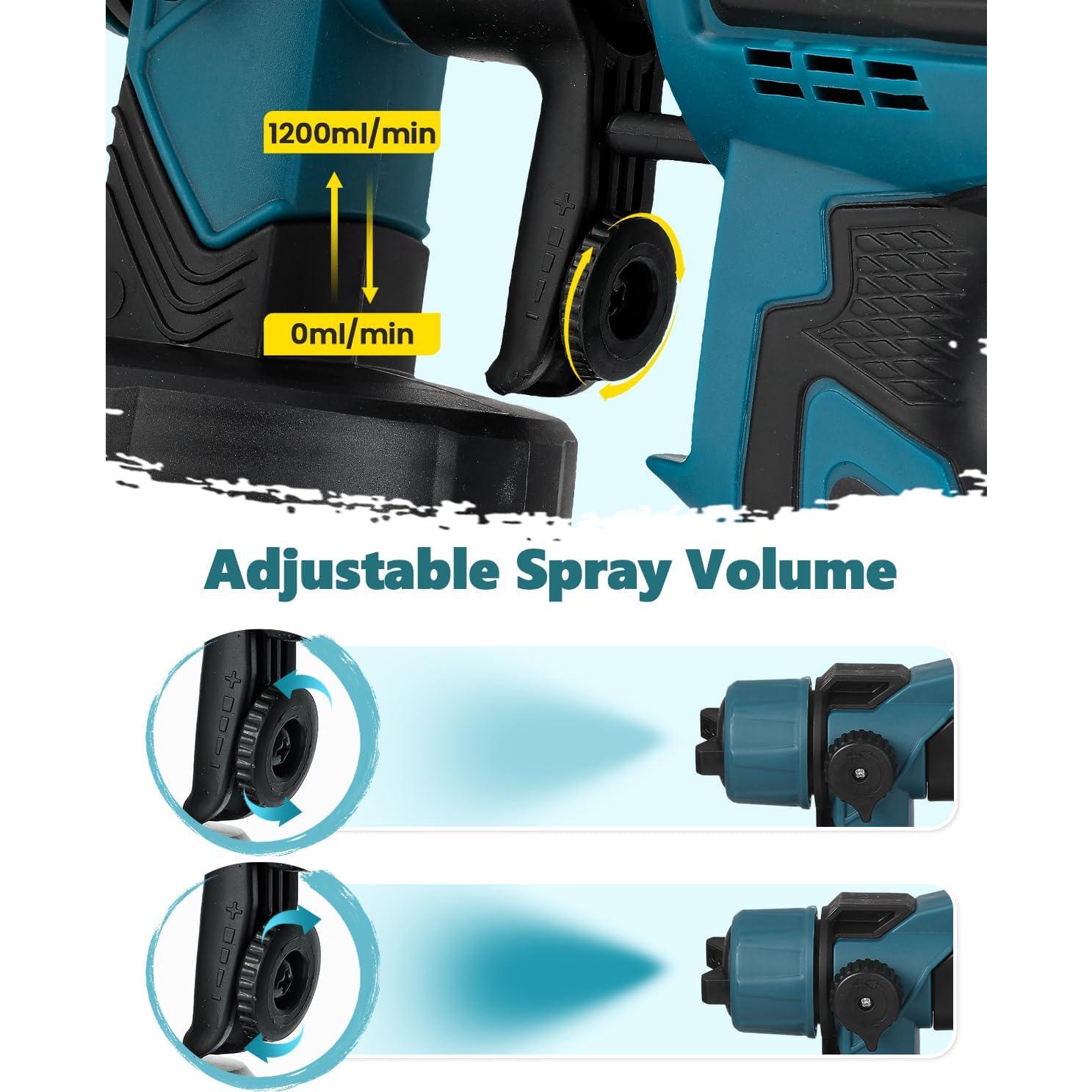 Pistola de Pintura Eléctrica Bonoutil XR-HT-03 1400ml 3 Patrones