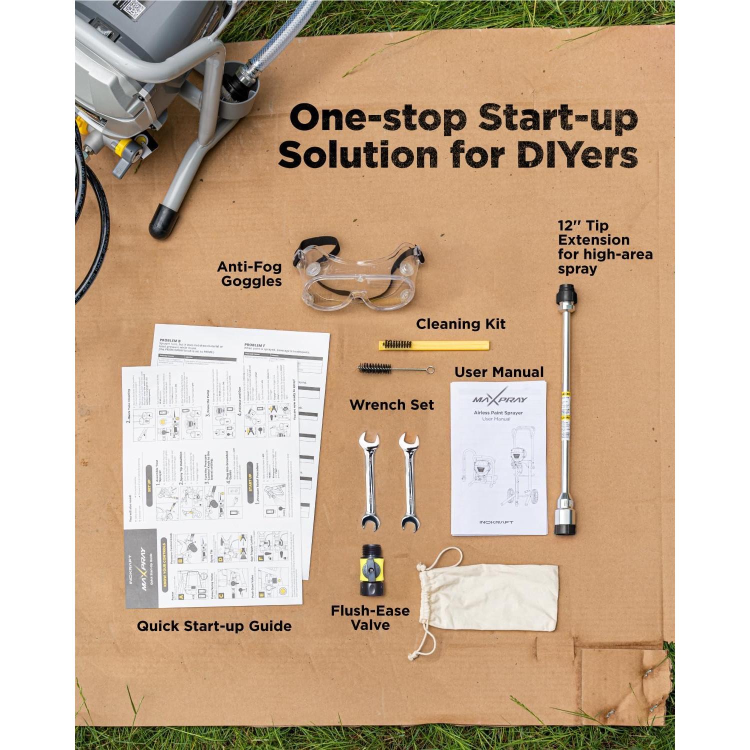 Pulverizador de Pintura Sin Aire InoKraft MaXpray M1 10 Galones