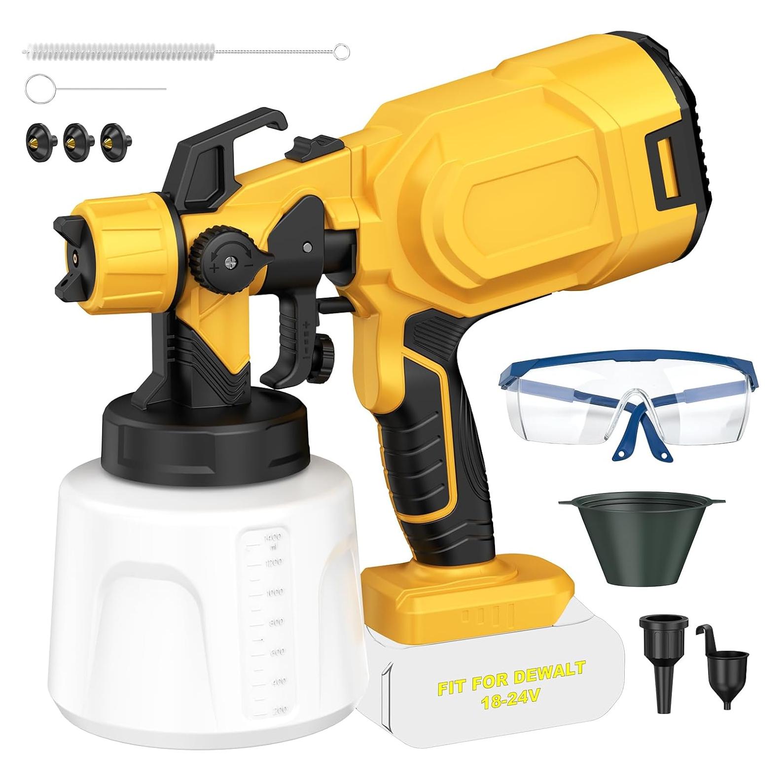 Pulverizador de pintura eléctrico Ufeekare 200W 1.2L amarillo