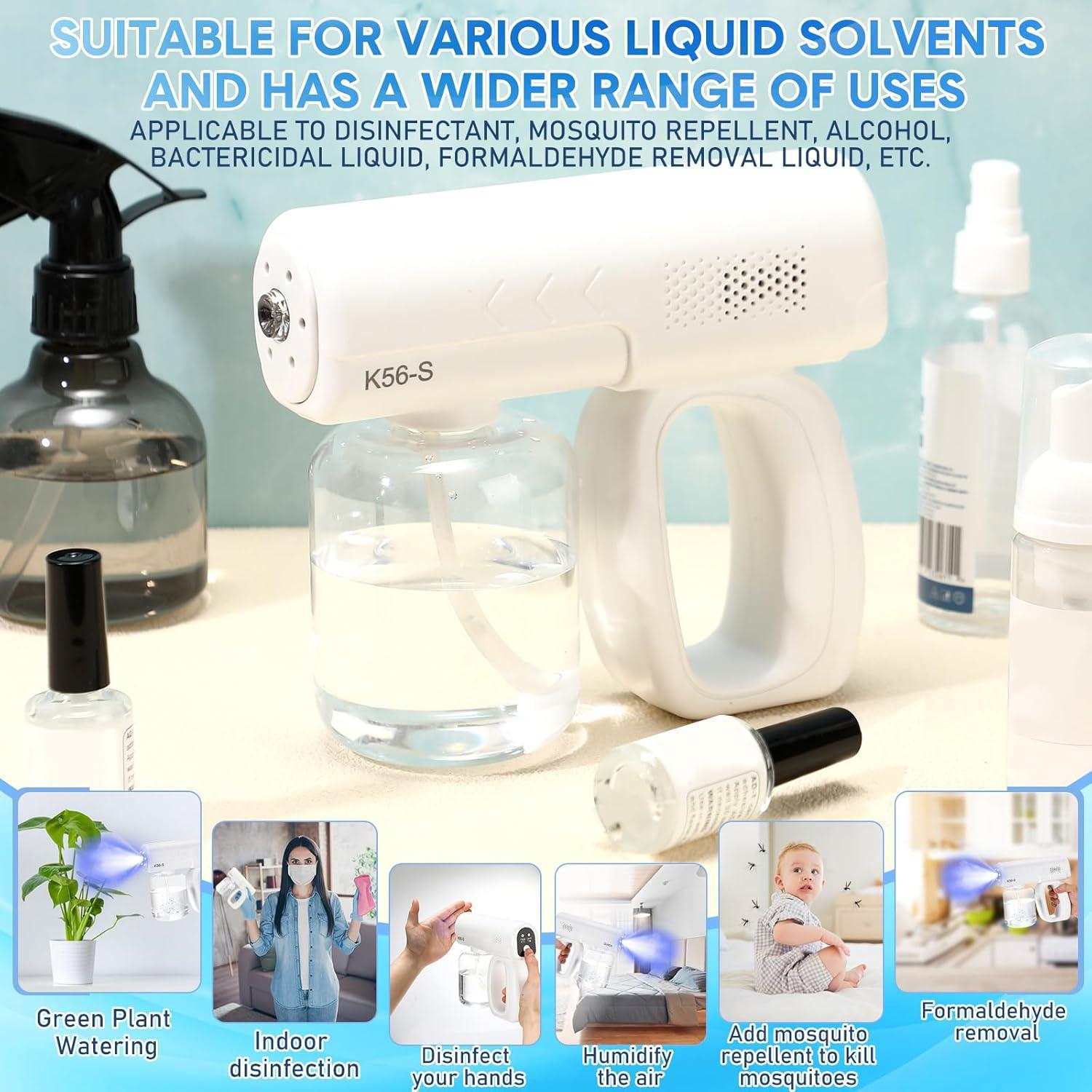 Pistola Atomizadora Inalámbrica Qualirey 350ml 1200mAh