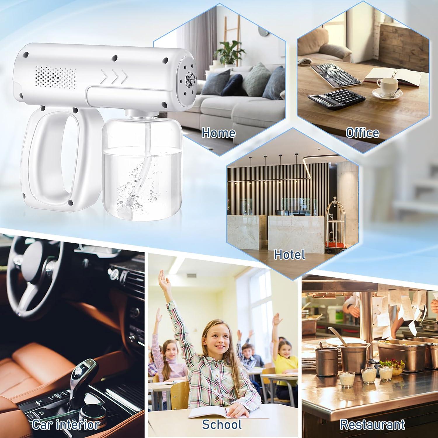 Pistola Atomizadora Inalámbrica Qualirey 350ml 1200mAh