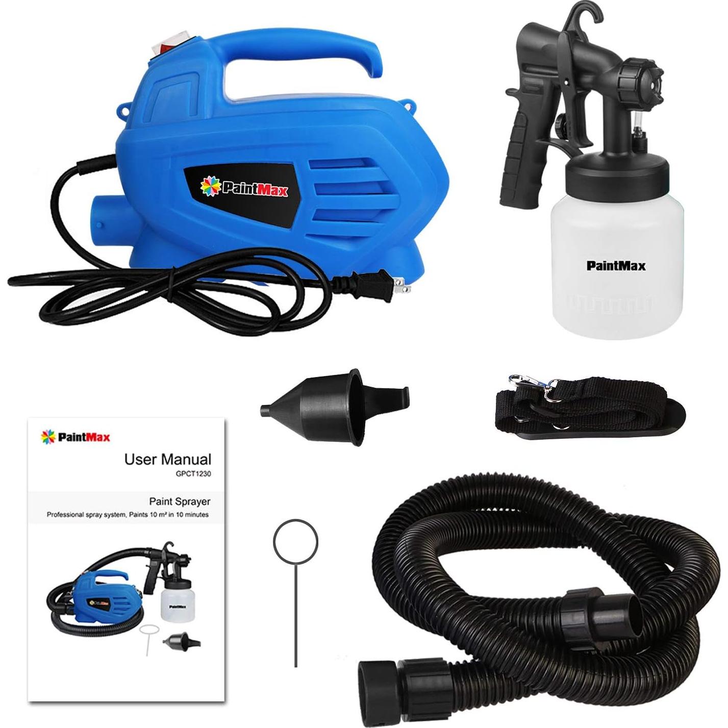 Pistola de Pintura Eléctrica PaintMax 650W 800ml HVLP