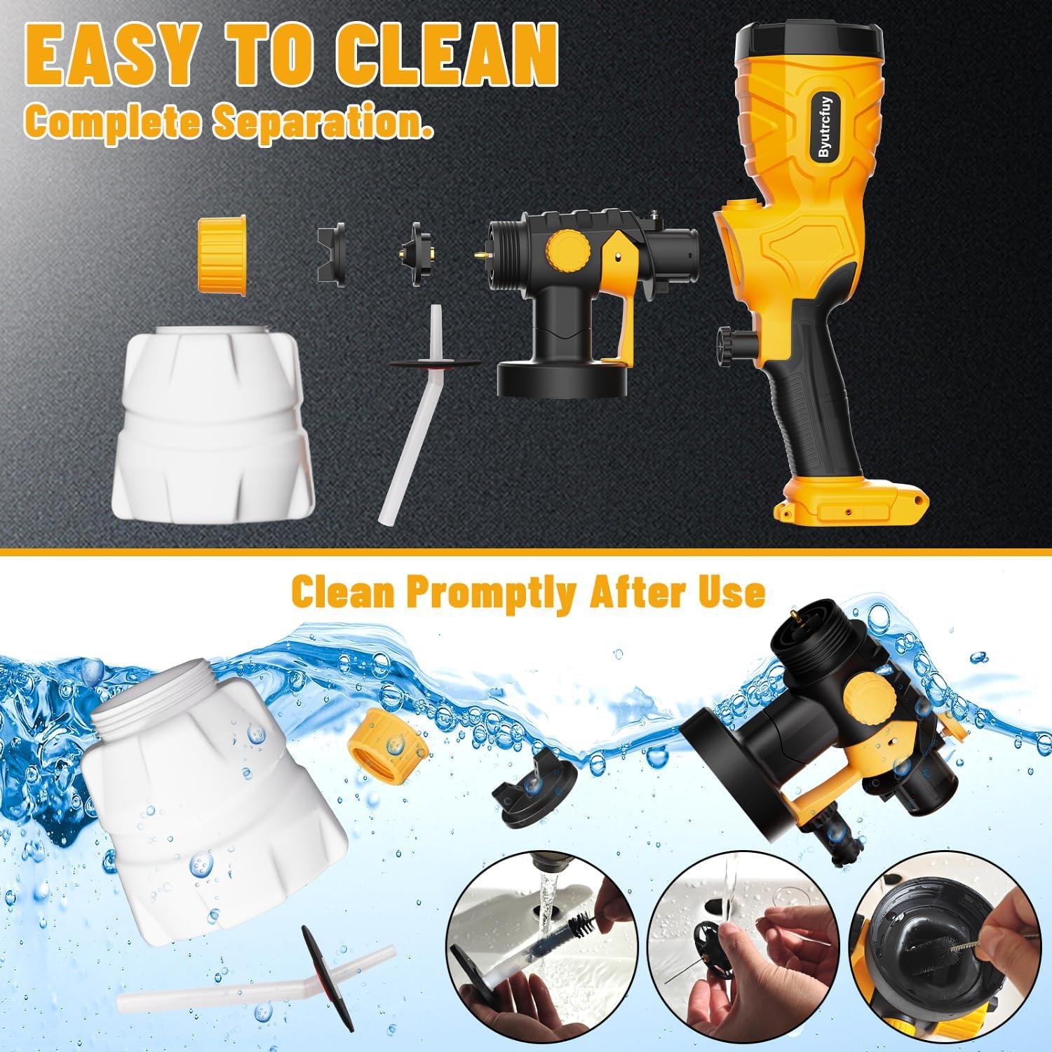 Pulverizador de pintura a batería Dewalt 20V 300W HVLP