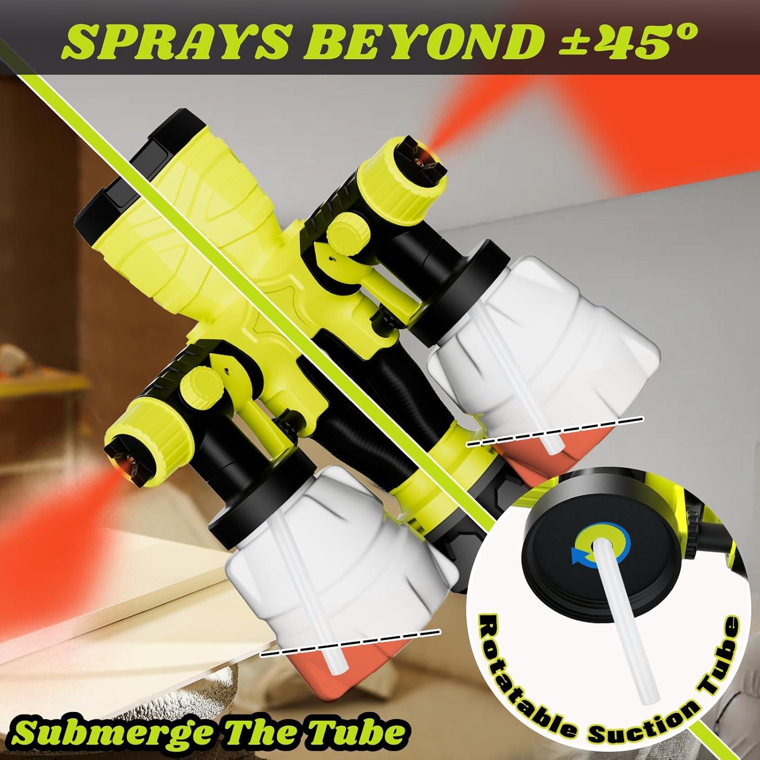 Pulverizador de pintura eléctrica Ryobi 18V - 300W HVLP portátil