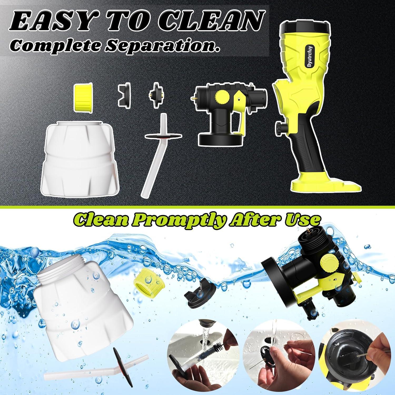 Pulverizador de pintura eléctrica Ryobi 18V - 300W HVLP portátil