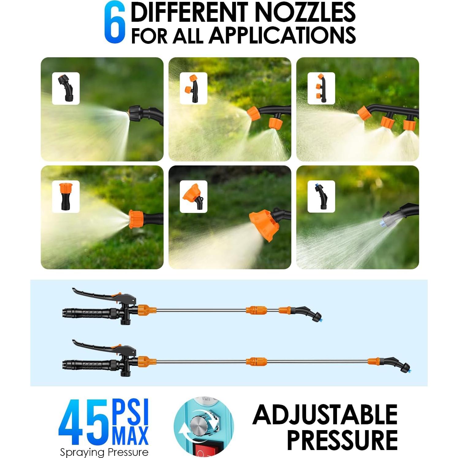 Pulverizador de Mochila Eléctrico TREE.NB 12L 21V 2.5Ah