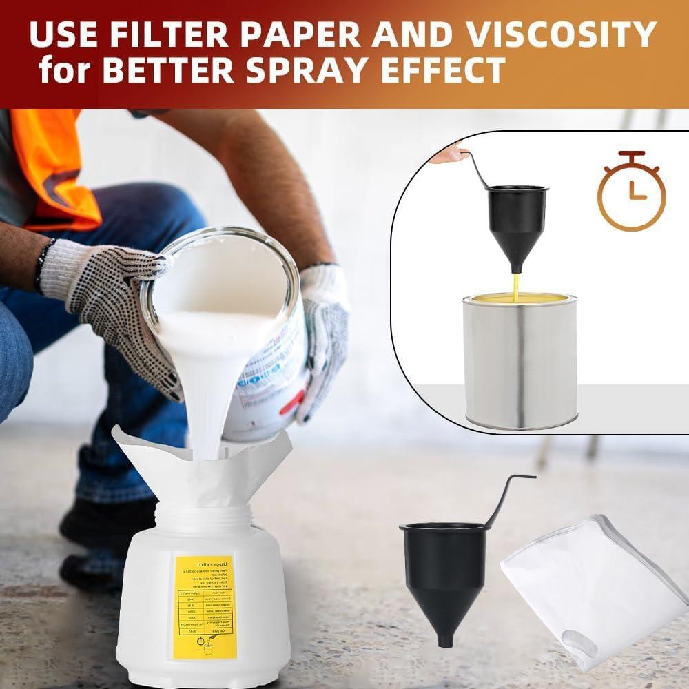 Pulverizador de pintura inalámbrico Black+Decker 20V 200W 1000ml