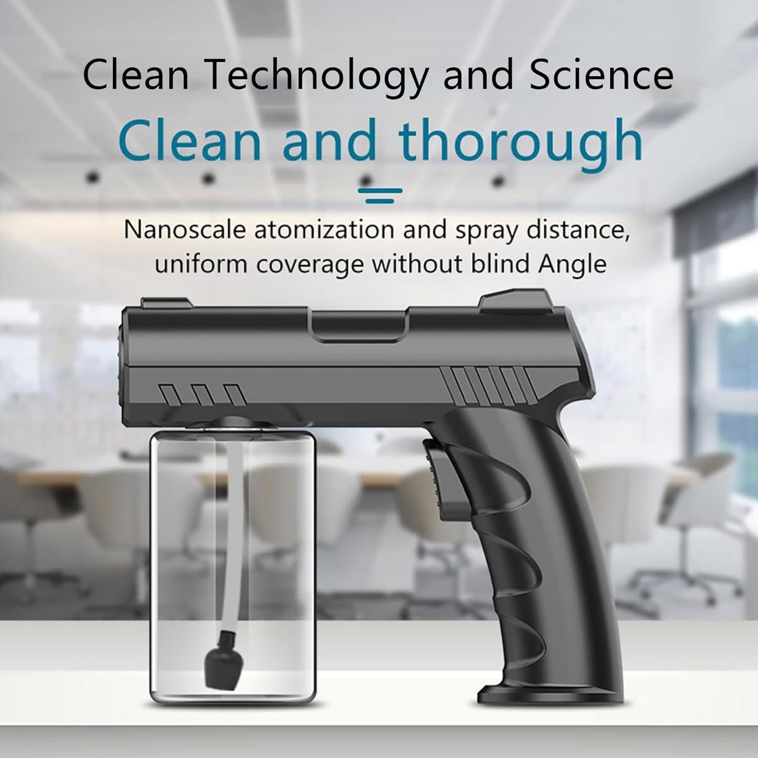 Pistola de Spray Nano BEBESIRI Portátil 280ml Recargable