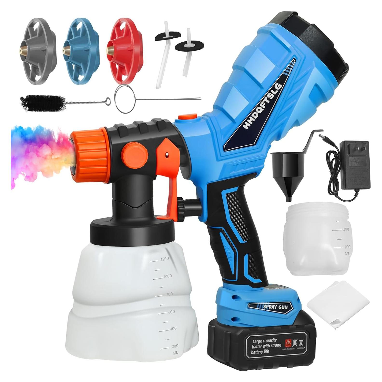 Pulverizador de pintura inalámbrico HHDQFTSLG 300W 1200ML