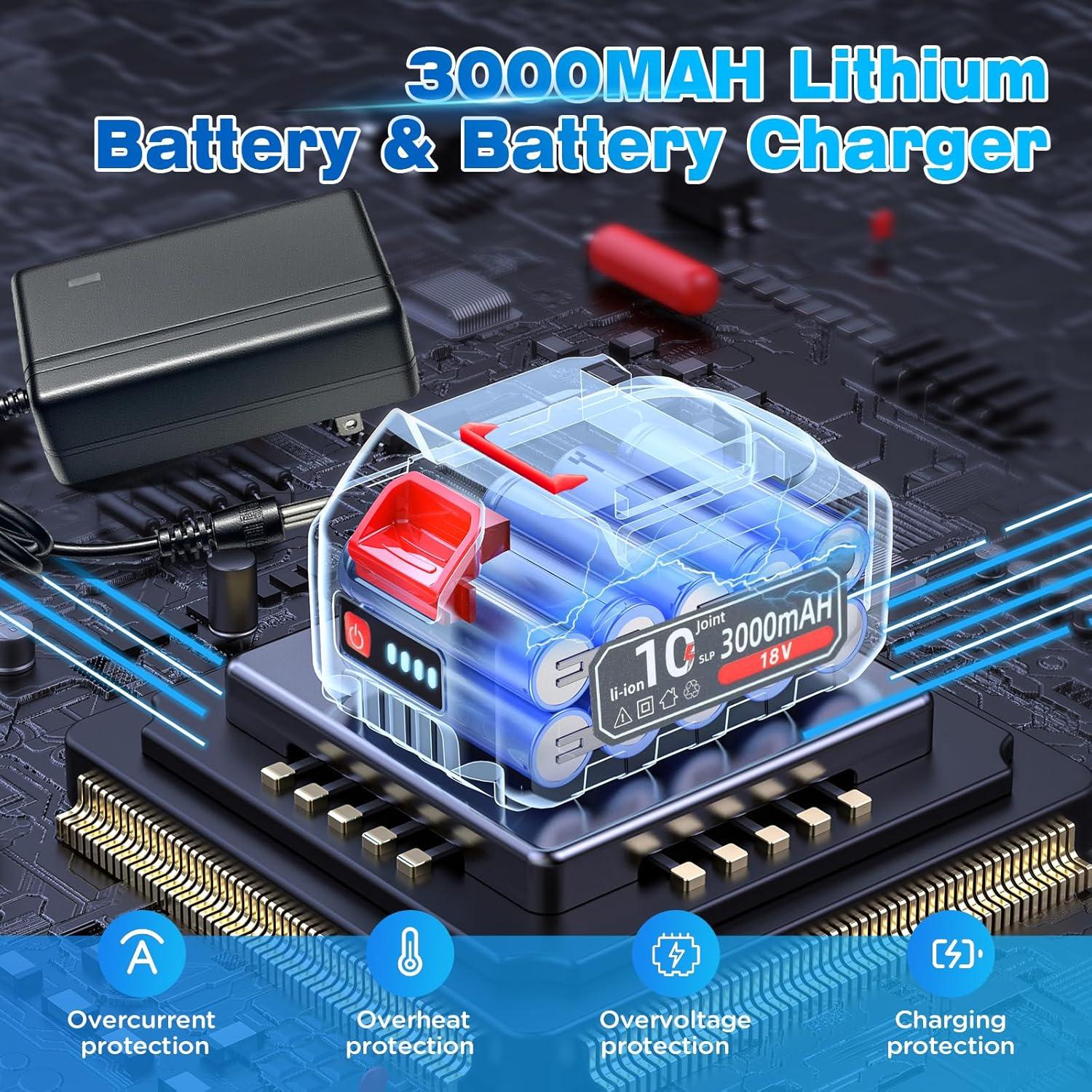 Pulverizador de pintura inalámbrico HHDQFTSLG 300W 1200ML