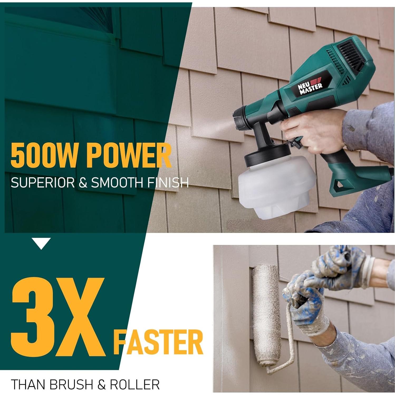 Pulverizador de Pintura Eléctrico NEU MASTER NSG0110 1200ML 500W