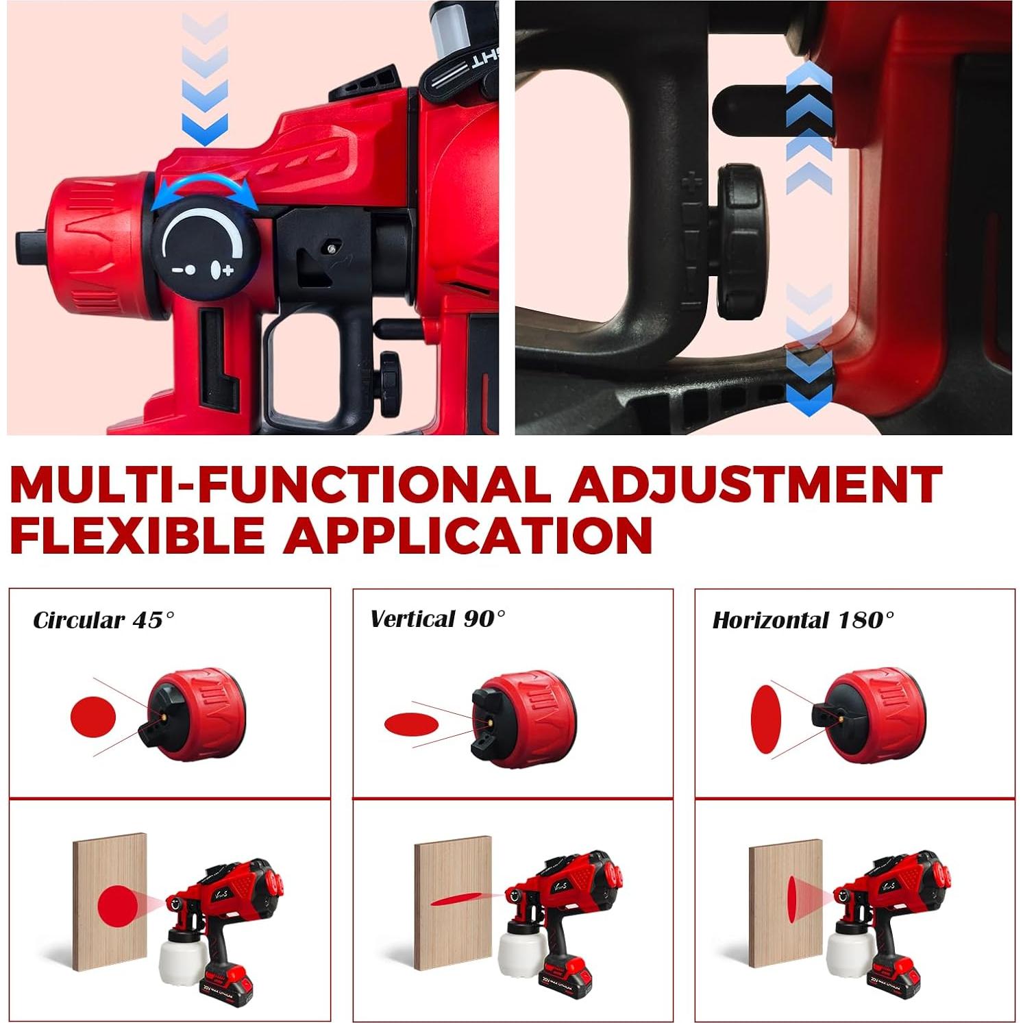 Pulverizador de Pintura Inalámbrico Versuns NF-CX45 1200ml