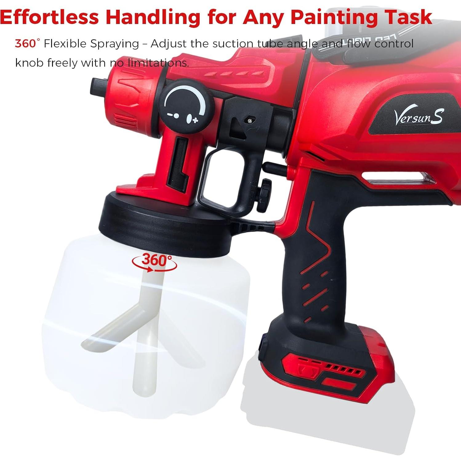 Pulverizador de Pintura Inalámbrico Versuns NF-CX45 1200ml