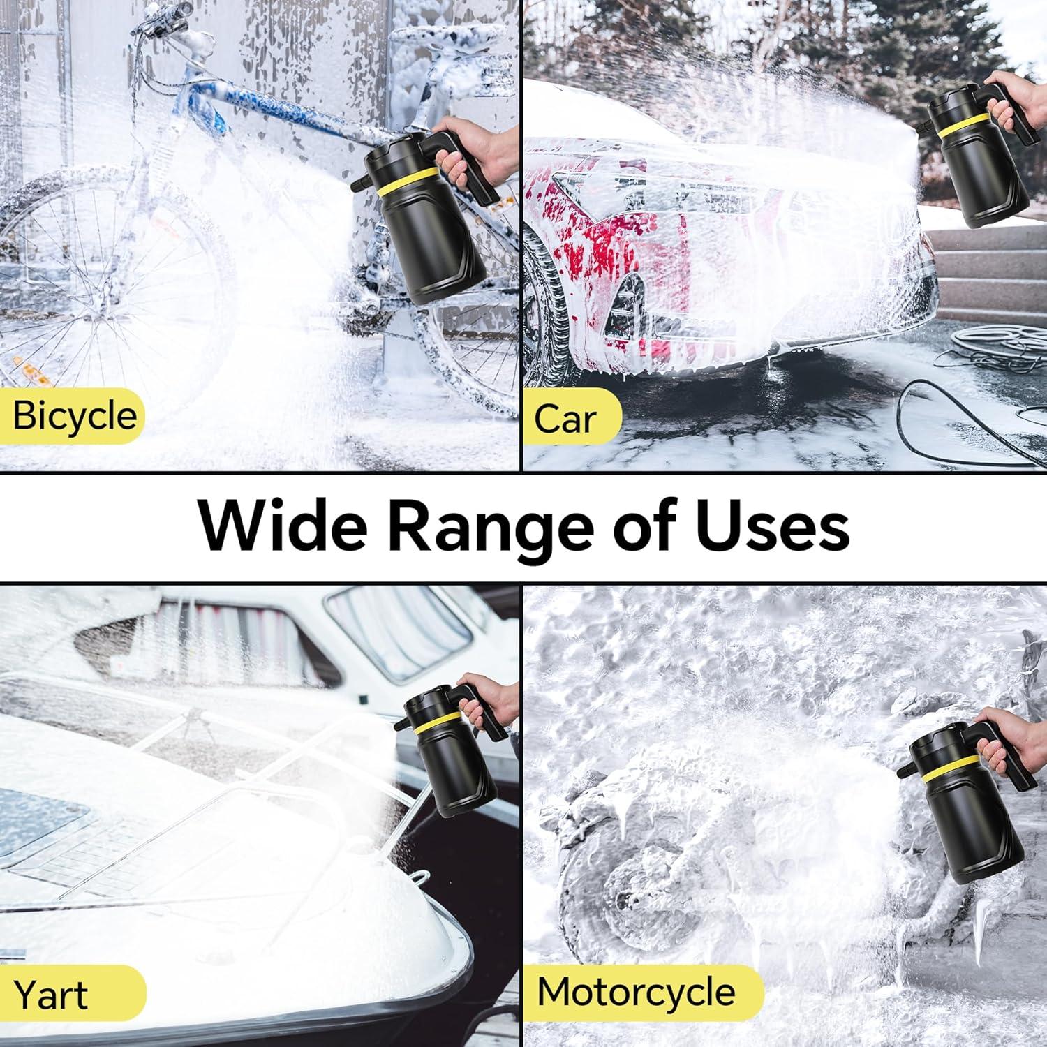 Pulverizador de Espuma Eléctrico Sylvonette 2L Carga USB-C