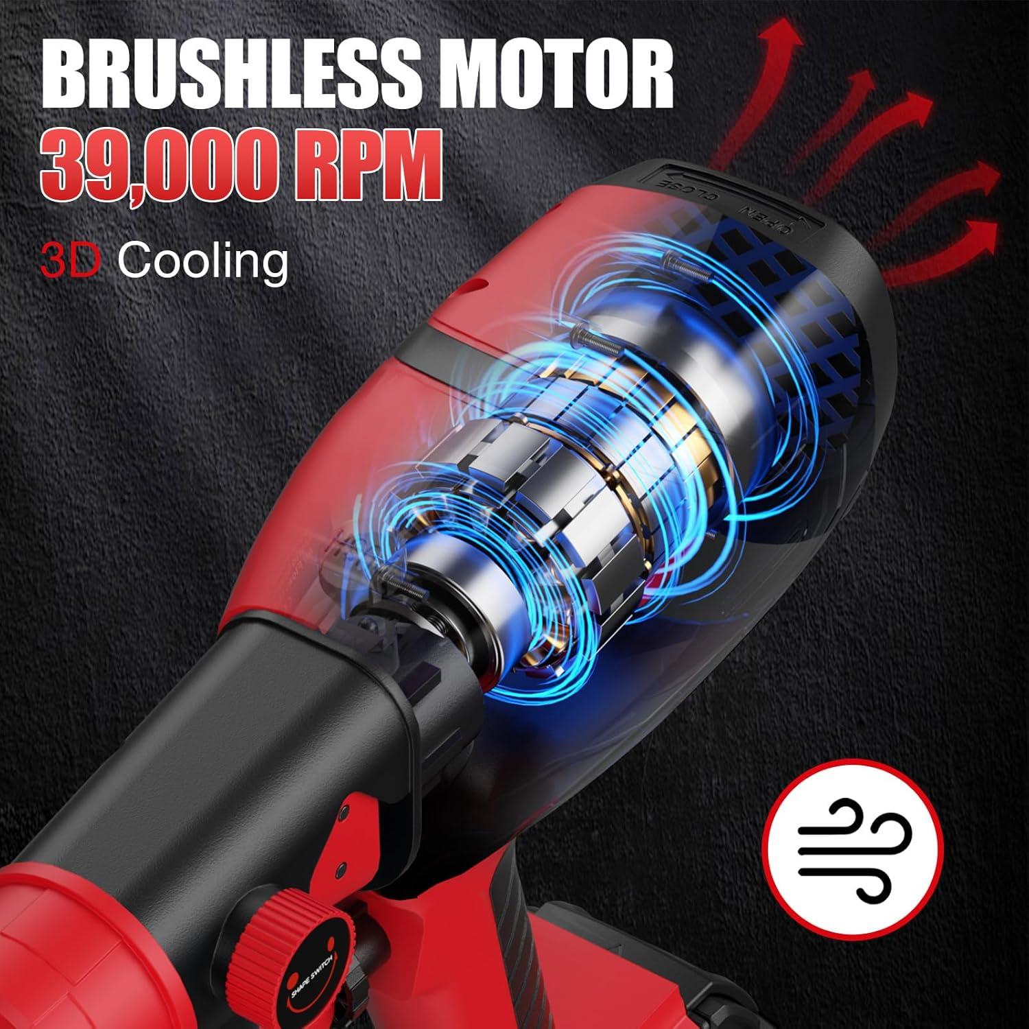 Pulverizador de pintura inalámbrico TengXcel 18V 600W 1000ml