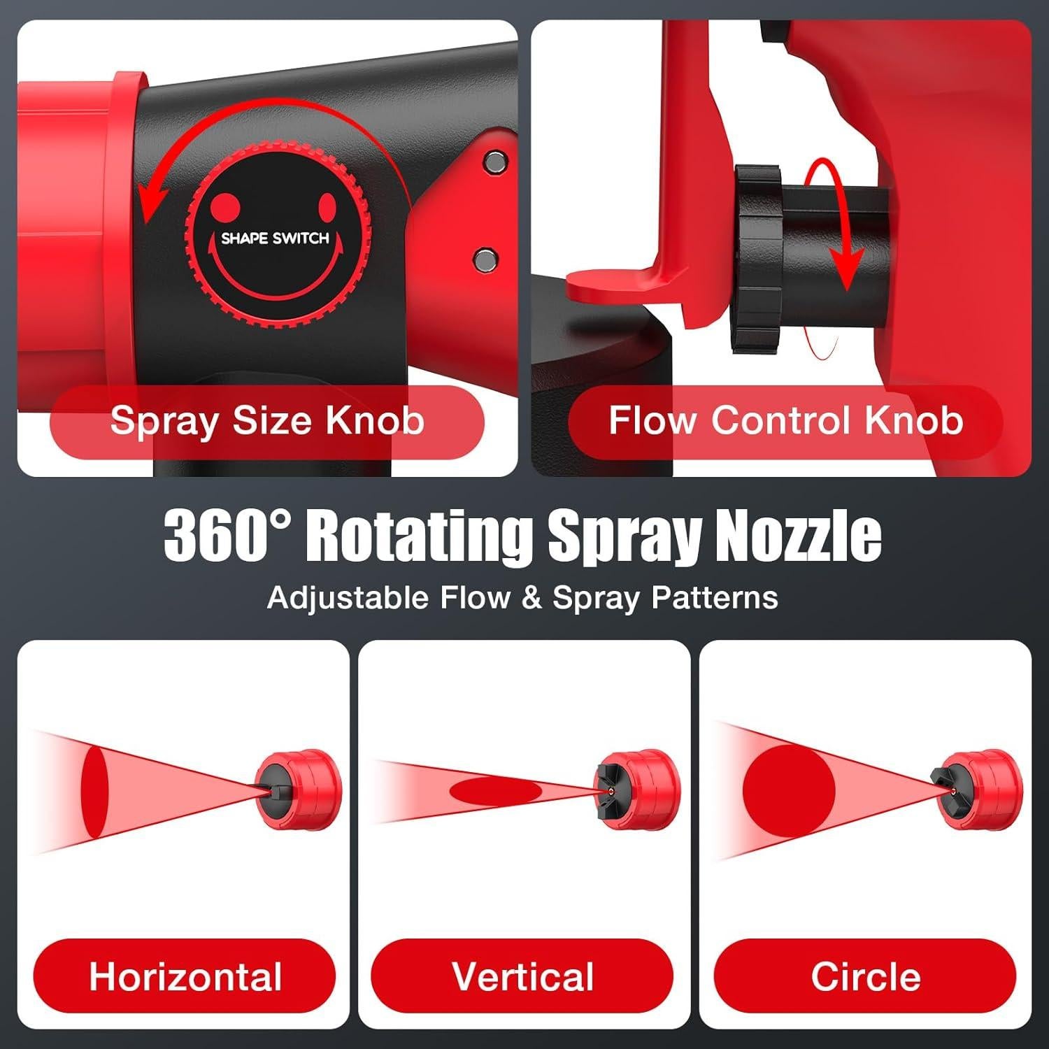 Pulverizador de pintura inalámbrico TengXcel 18V 600W 1000ml