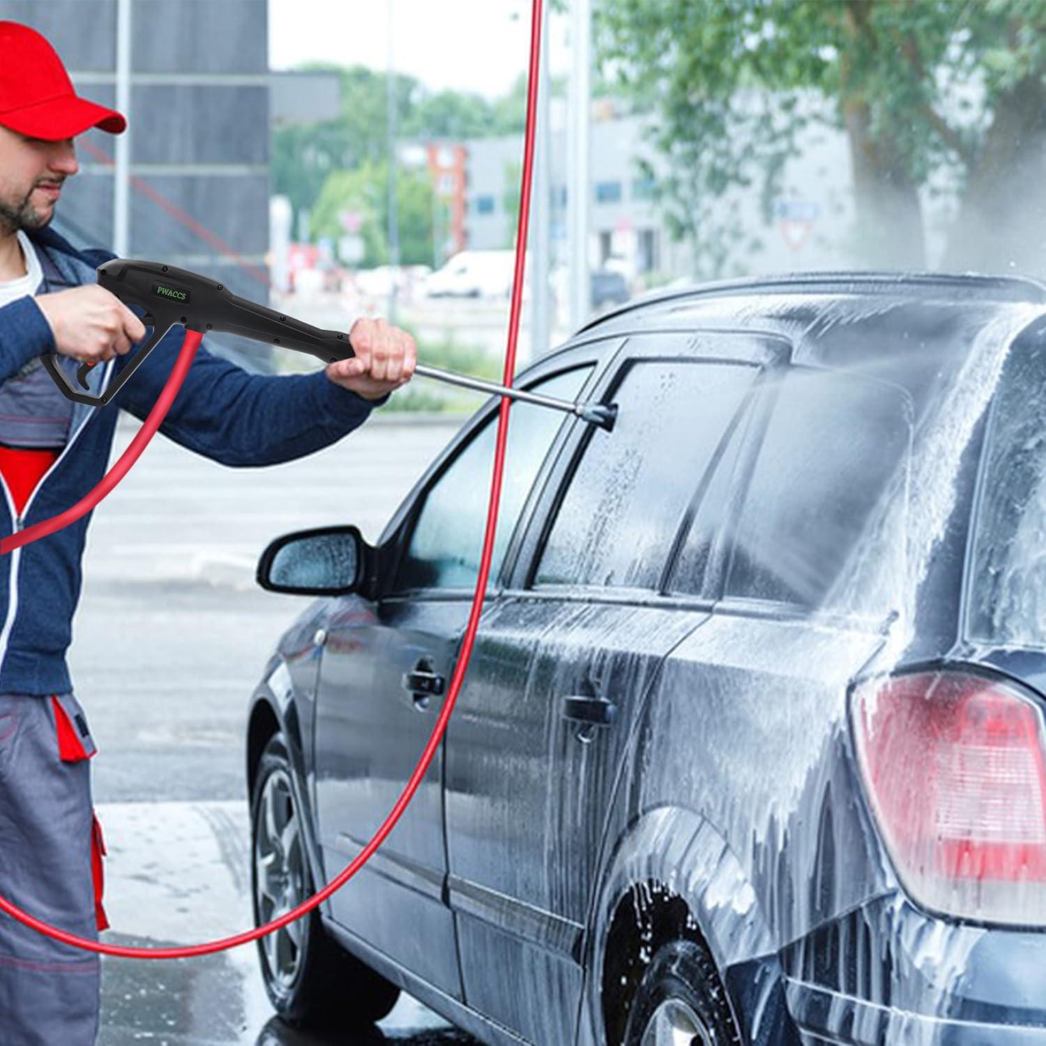 Pistola de Lavado a Presión PWACCS con 5 Boquillas y Extensión