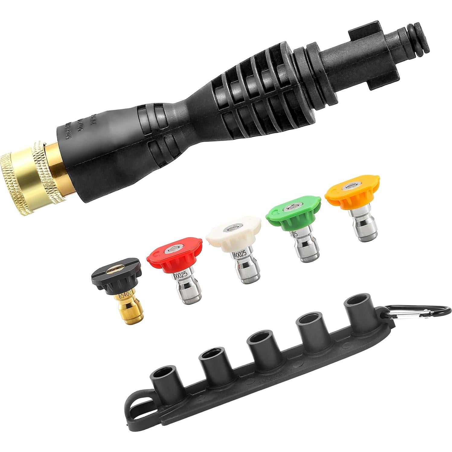 Adaptador de pistola de lavadora a presión FIXFANS 2000 PSI