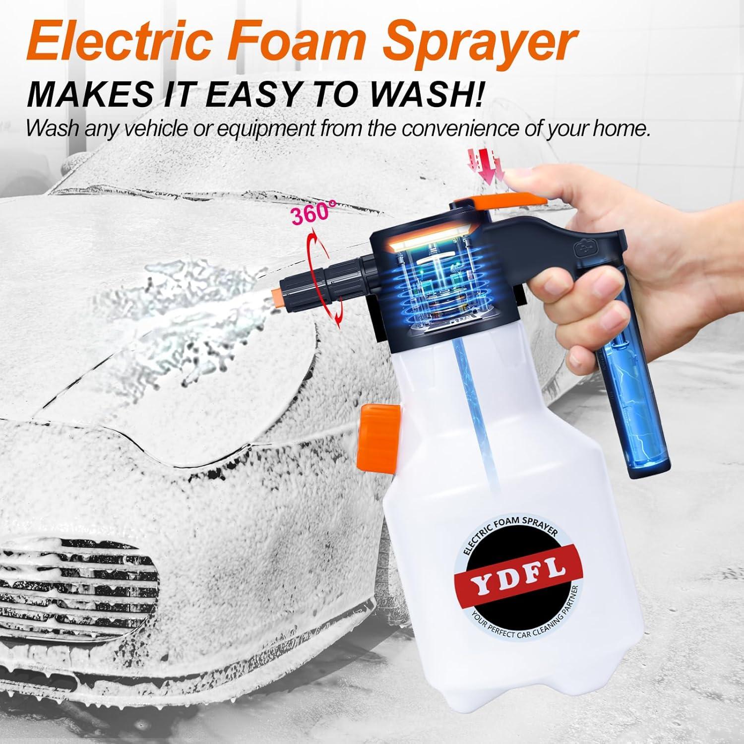 Pulverizador de Espuma Eléctrico YDFL 2L para Limpieza y Belleza