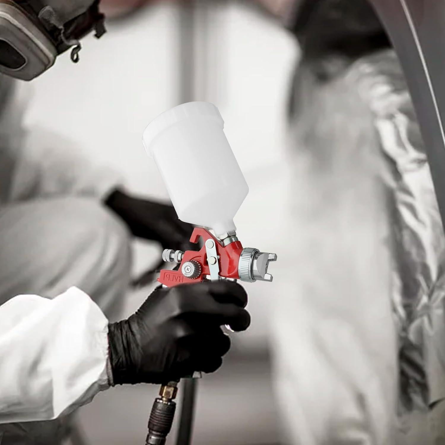 Juego de Pistola de Pintura HVLP Colodsuhey 2 Piezas 0.8mm 1.4mm