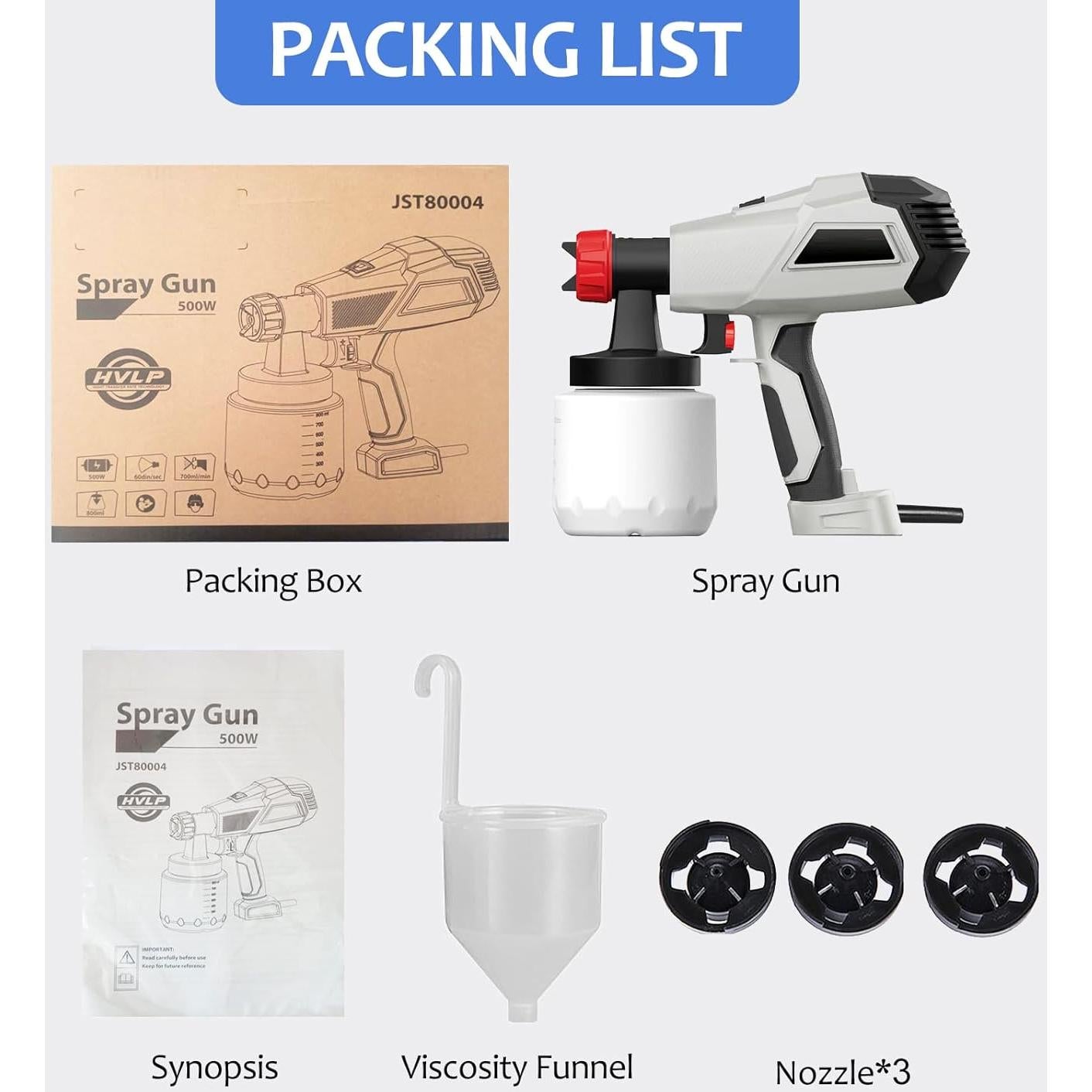 Pistola de Spray Eléctrica Buumin W136GT9238615C 700ml