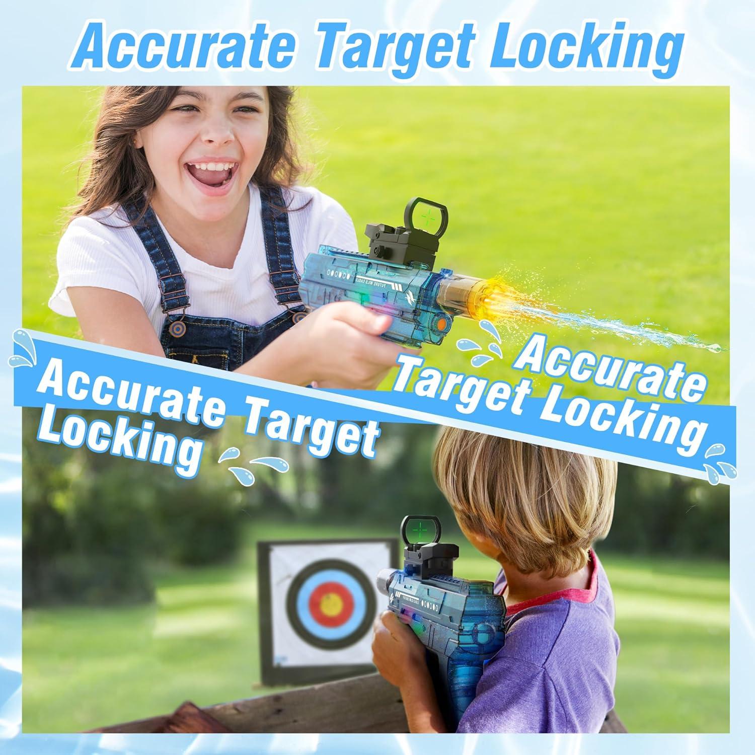 Pistola de Agua Eléctrica Lawdiey KB1353 800ml Azul