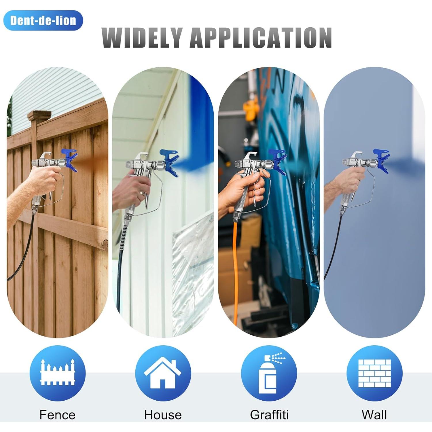 Kit de Pistola Pulverizadora Sin Aire Dent-de-lion 13 Piezas