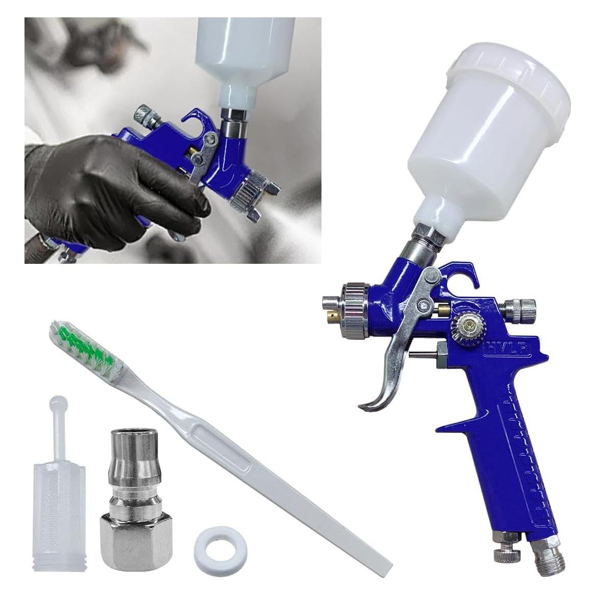 Pistola de Pintura HVLP BDZMC 0.8 mm 125 cc Ajustable