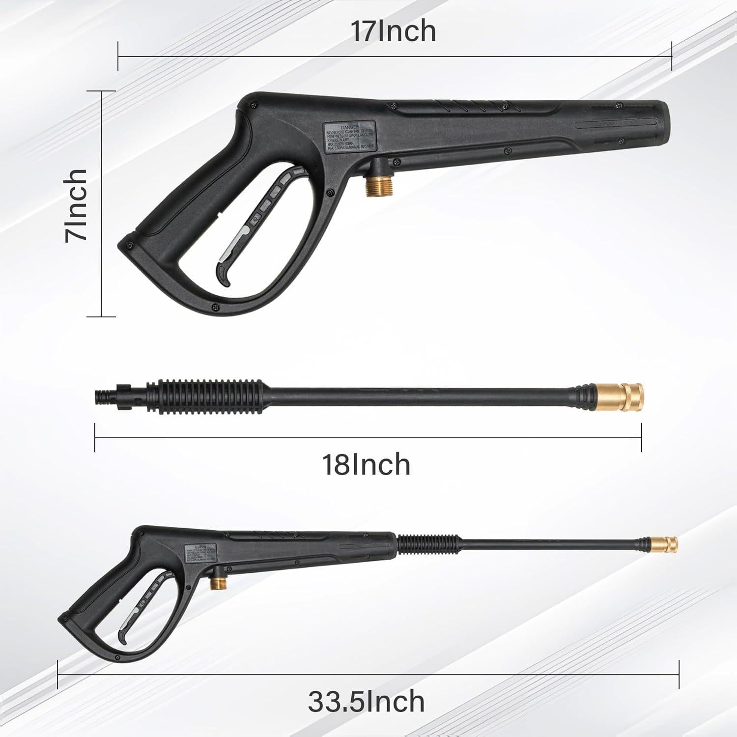 Pistola de Lavado a Presión WXNANY M22-15mm 5 Boquillas