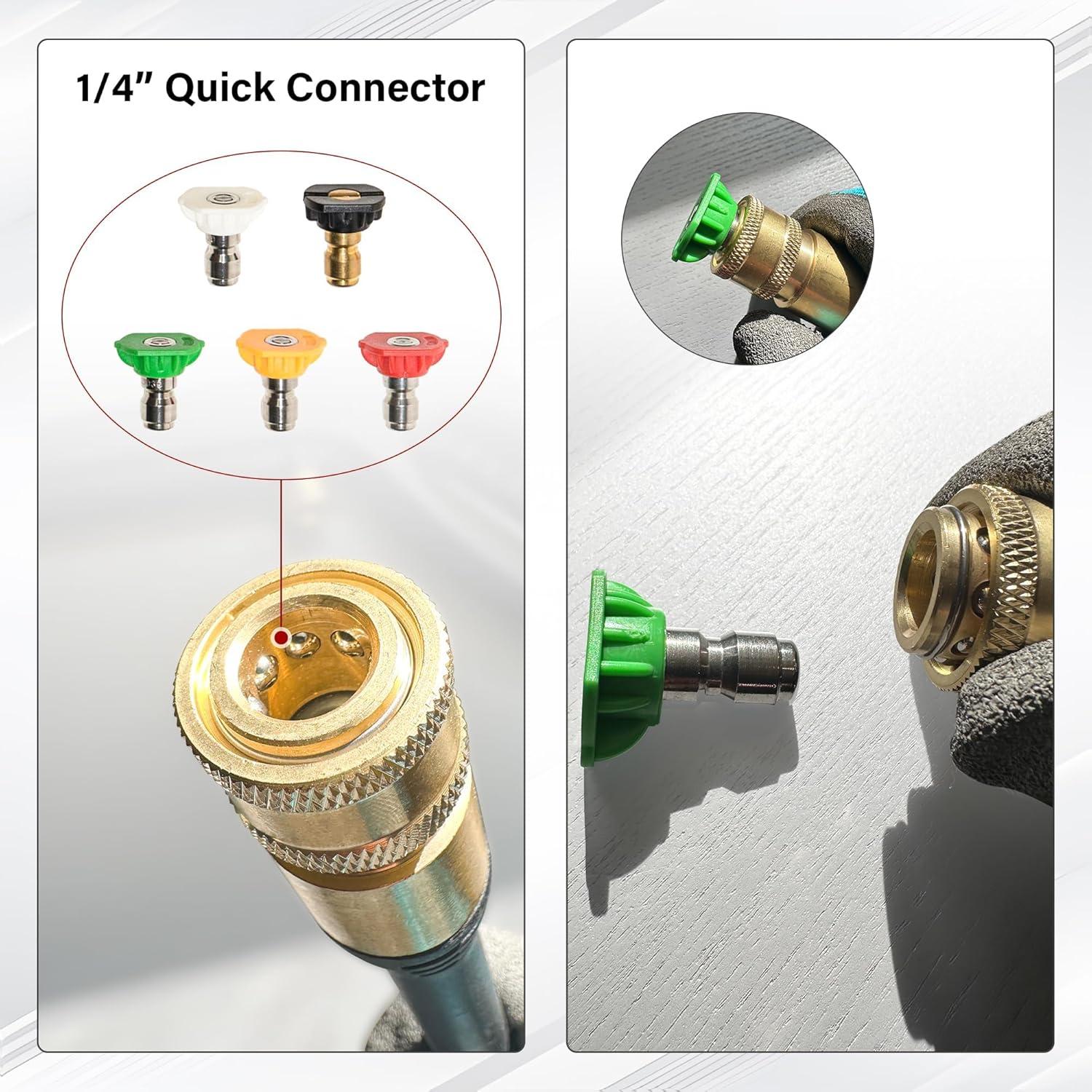 Pistola de Lavado a Presión WXNANY M22-15mm 5 Boquillas