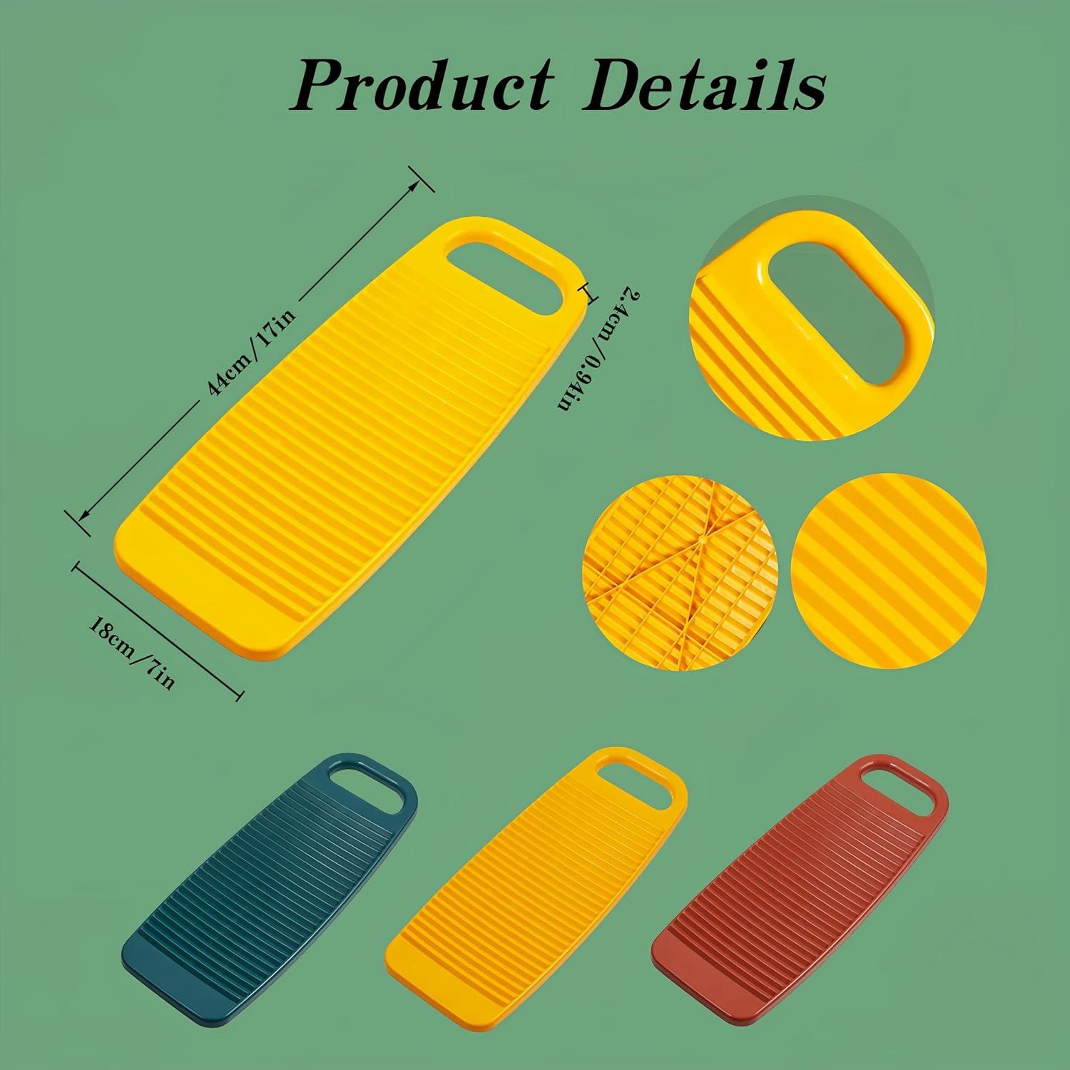 Tabla de Lavar Cansybil Mediana Antideslizante Roja