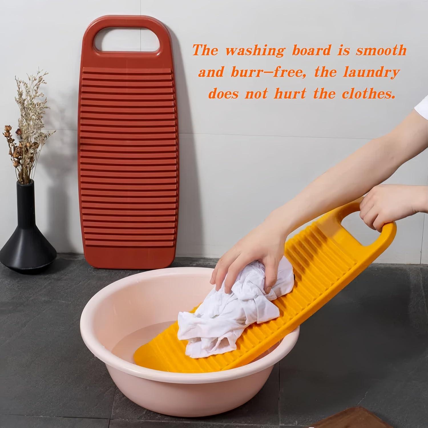 Tabla de Lavar Cansybil Mediana Antideslizante Roja