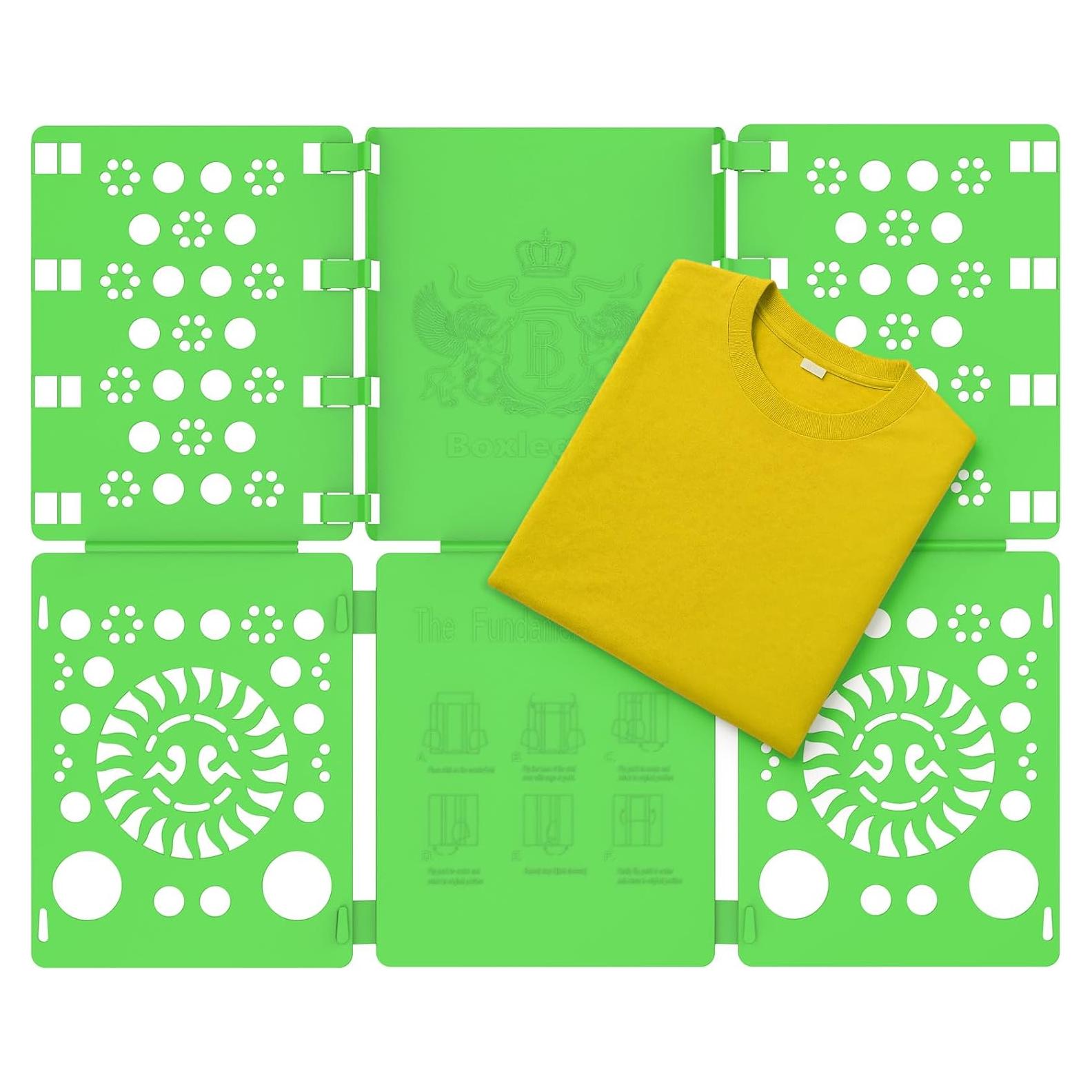 Tablero Plegable BoxLegend para Clasificación de Camisetas Verde