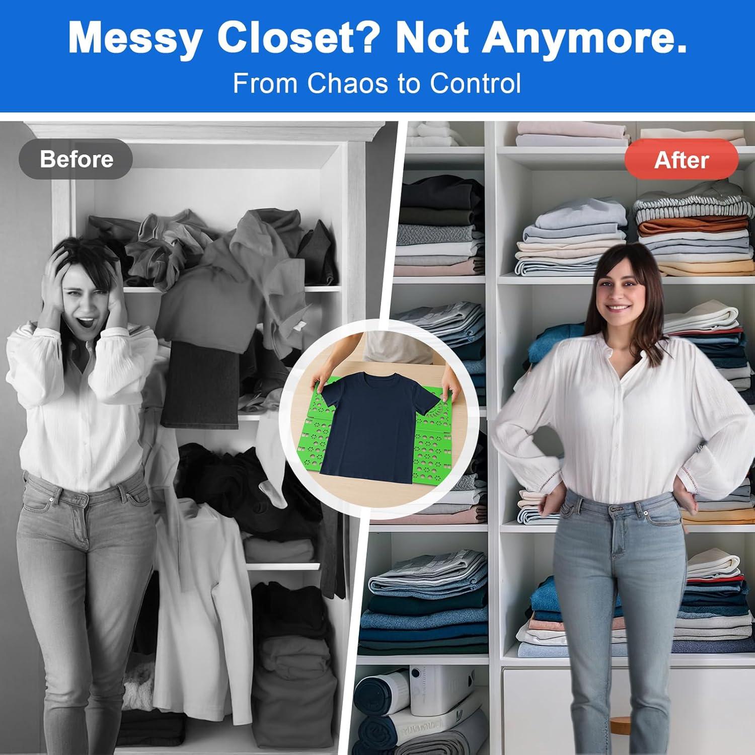 Tablero Plegable BoxLegend para Clasificación de Camisetas Verde