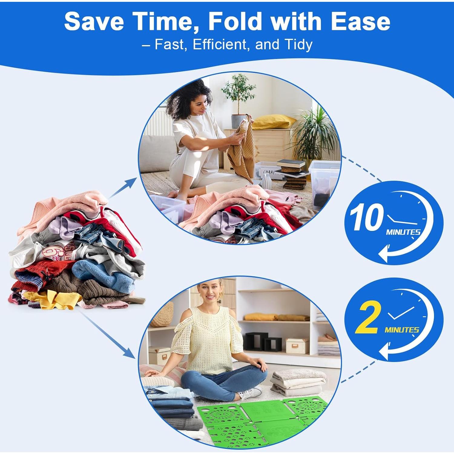 Tablero Plegable BoxLegend para Clasificación de Camisetas Verde