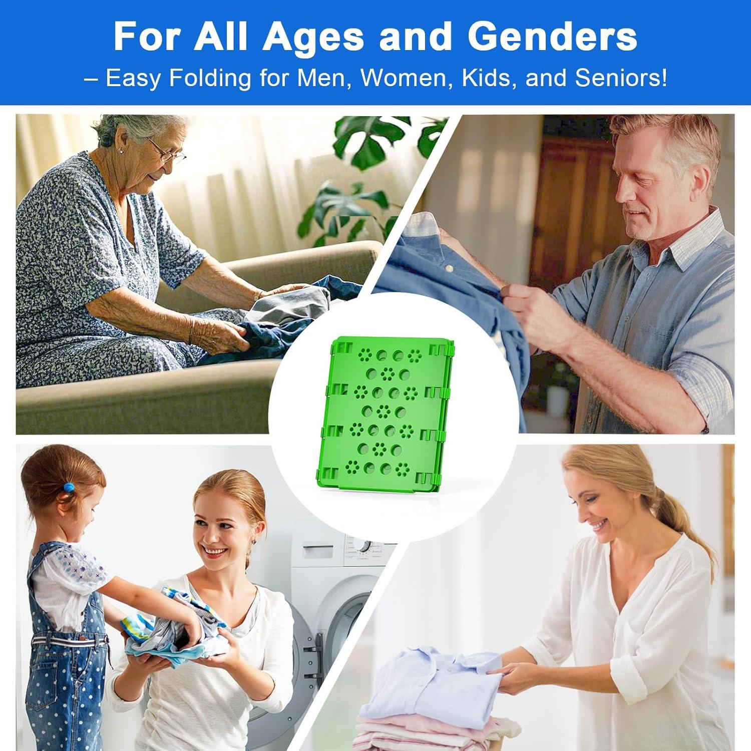 Tablero Plegable BoxLegend para Clasificación de Camisetas Verde