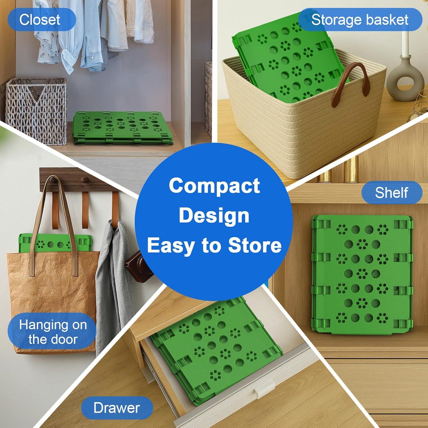 Tablero Plegable BoxLegend para Clasificación de Camisetas Verde