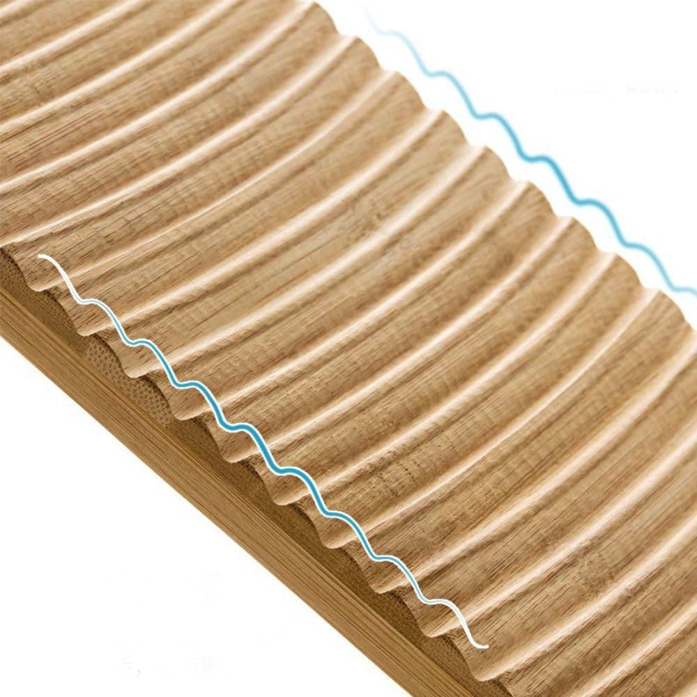 Tabla de Lavado de Madera Antideslizante Hobbyme 40x18 cm